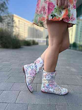 Nivelle Жіночі черевики NIVELLE примула біла шкіра натуральна висота 21см обхват 32-34см устілк Коломыя