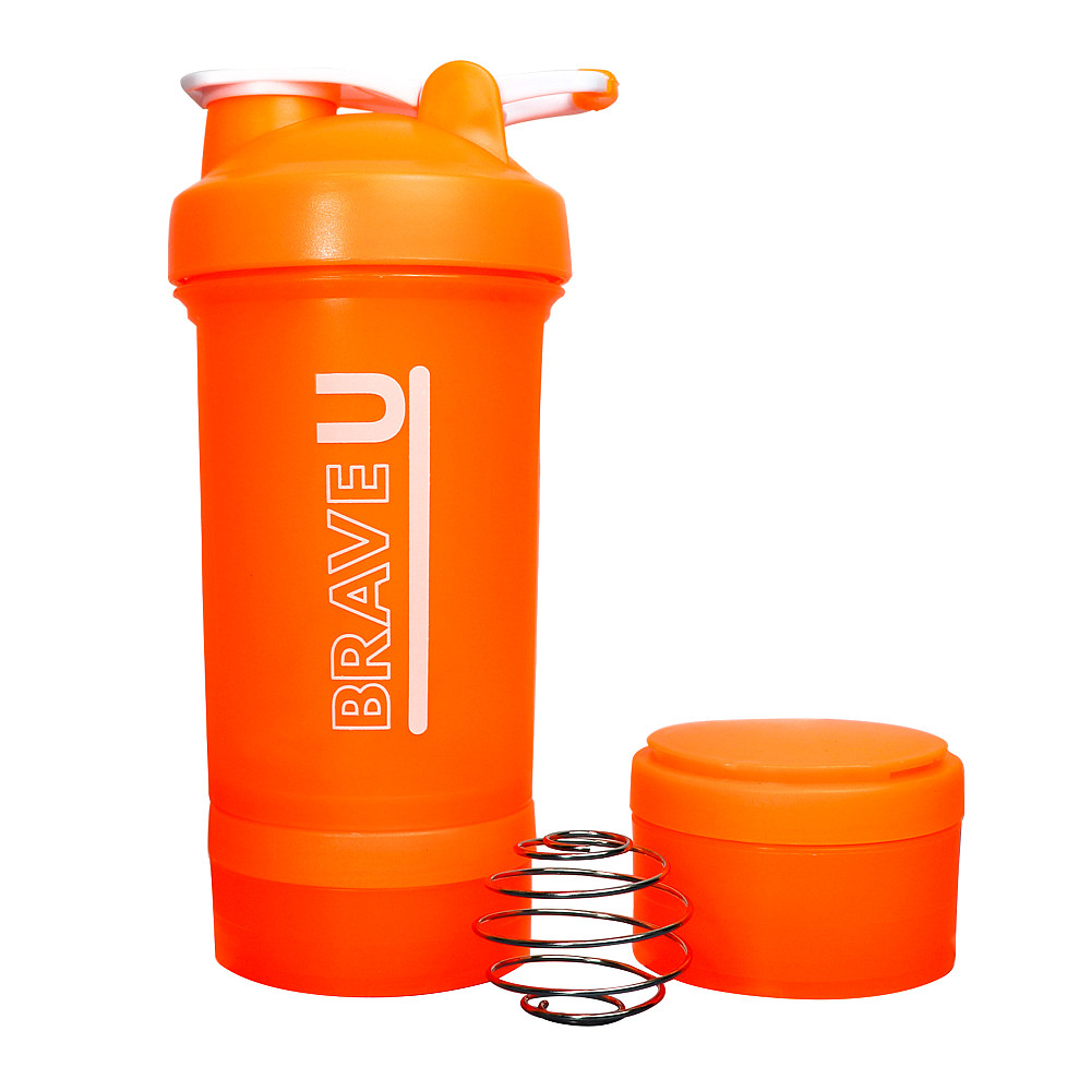 Shaker with containers 3 in 1 - 600ml (Orange) Луцк - изображение 1