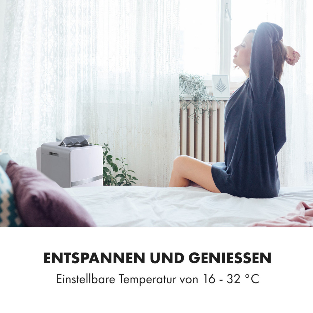 Мобільний кондиціонер Ion Breeze 9000 BTU/2,6 кВт витрата повітря 410 м3/год 16-32 °C білий (Німеччина, читати Рівне - фото 10