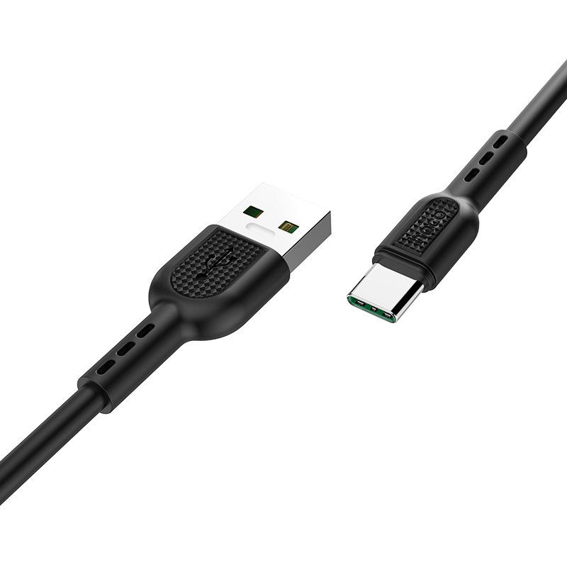 Кабель HOCO X33 Type-C 5A Surge charging data cable Black Київ - фото 4