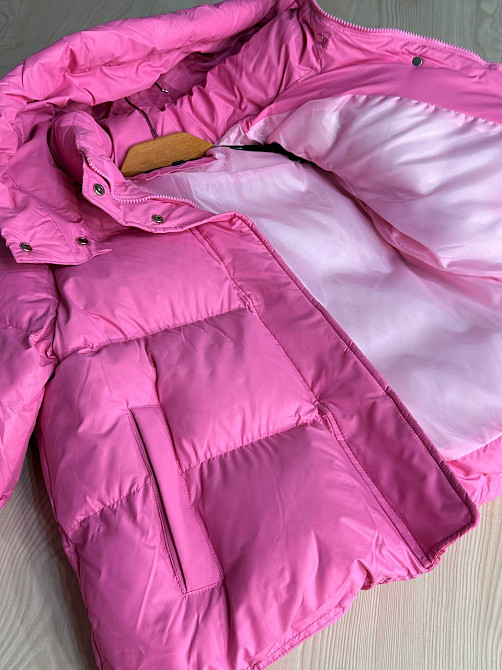 Куртка жіноча Lady Yep 10005 дута пуффер з капюшоном рожева, рожевий, 42 Київ - фото 8