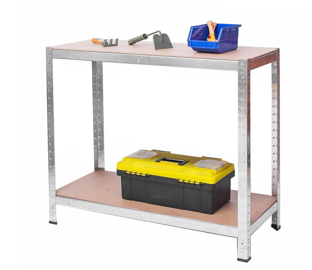 Стеллаж металлический 150x70x30 4 полки (серый) Киев - изображение 8