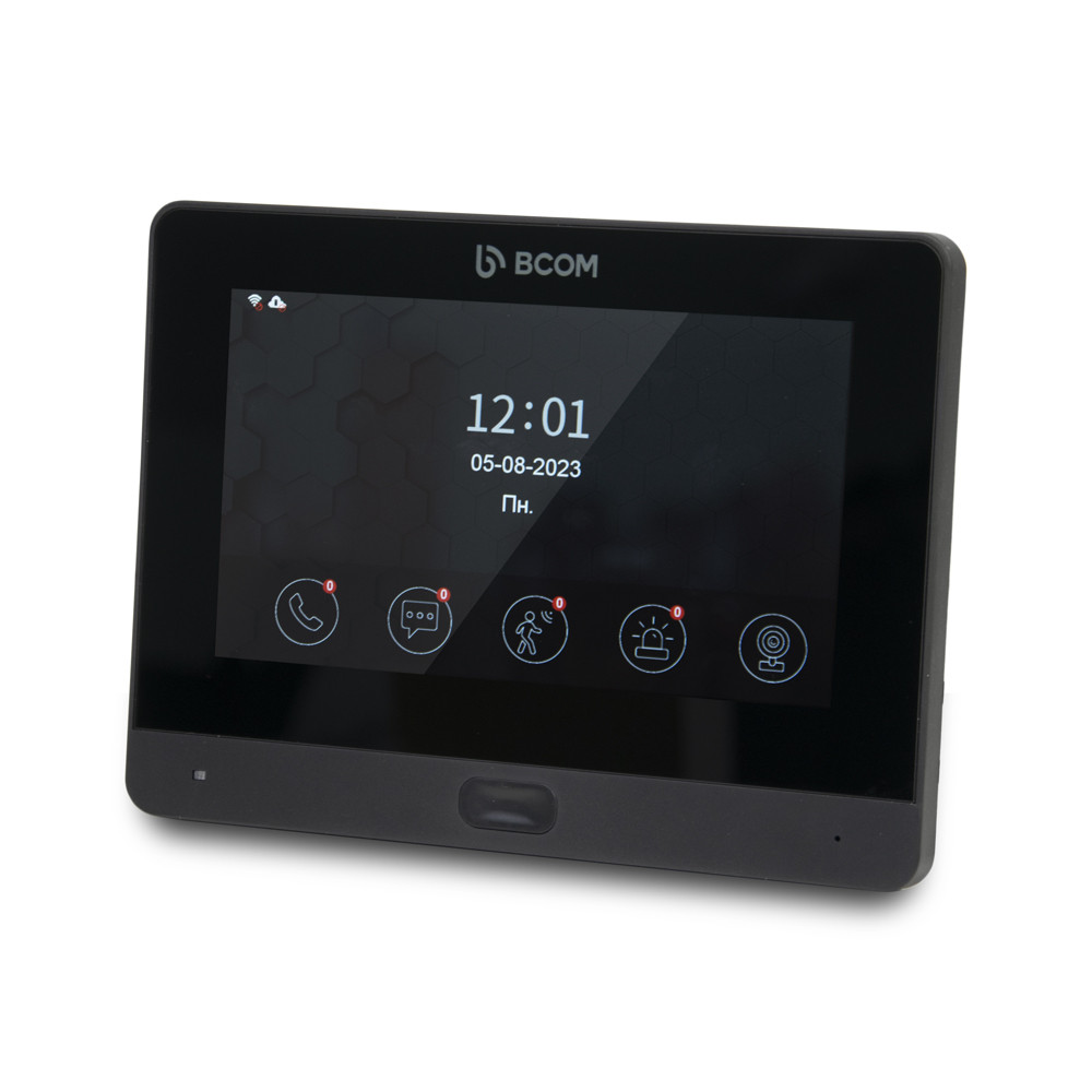 Wi-Fi відеодомофон 7" BCOM BD-760FHD/T Black з підтримкою Tuya Smart Киев - изображение 1