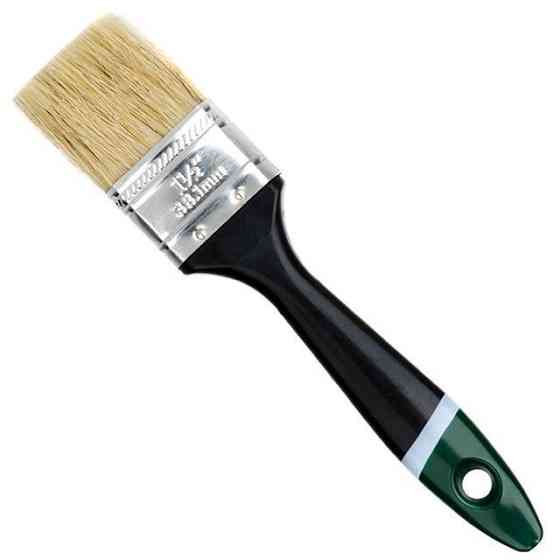 Пензель флейцева 38 * 10,5 * 38 мм, пластикова ручка INTERTOOL KT-1336 Київ