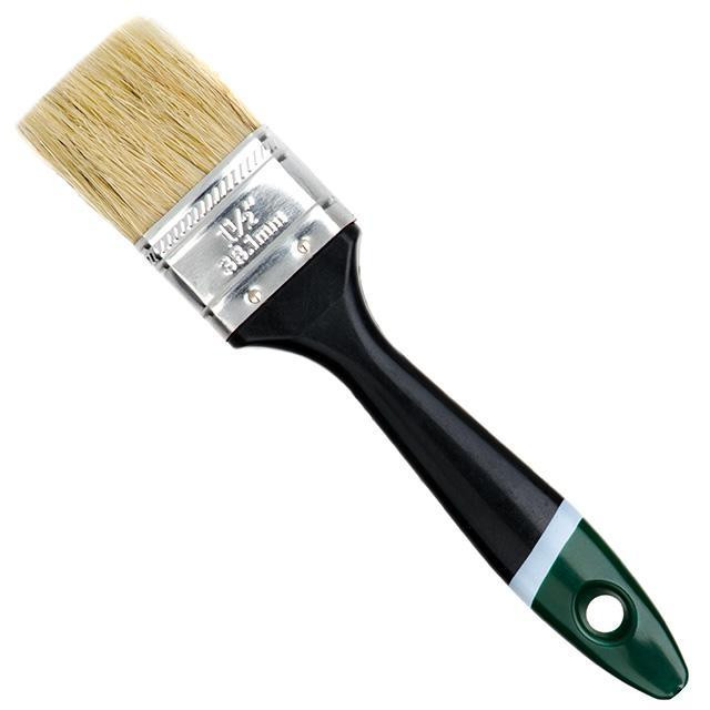 Пензель флейцева 38 * 10,5 * 38 мм, пластикова ручка INTERTOOL KT-1336 Київ - фото 3