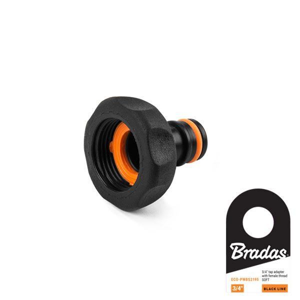 Адаптер на кран з внутрішньою різьбою 3/4", BLACK LINE SOFT, ECO-PWBS2195 Київ - фото 1