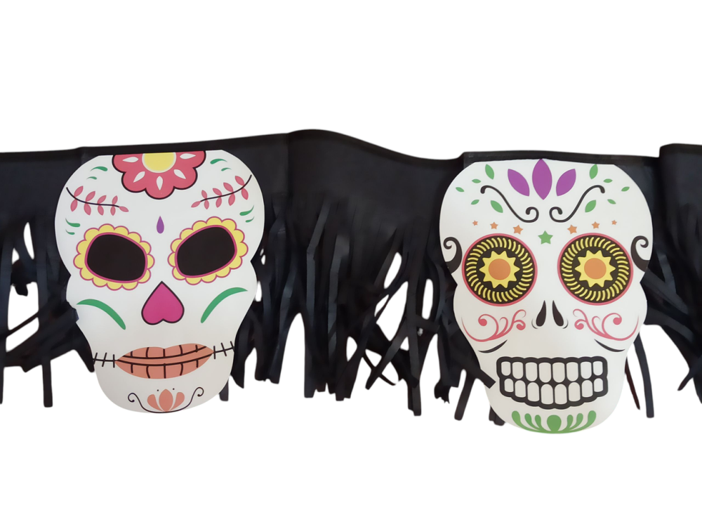 Гірлянда декоративна Череп для Хелловіна 200 м різнокольоровий Київ - фото 5