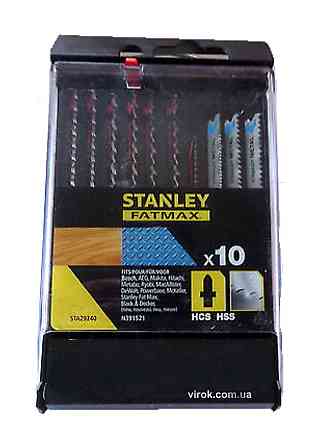 Набір полотен для електролобзика STANLEY 10 шт Одеса