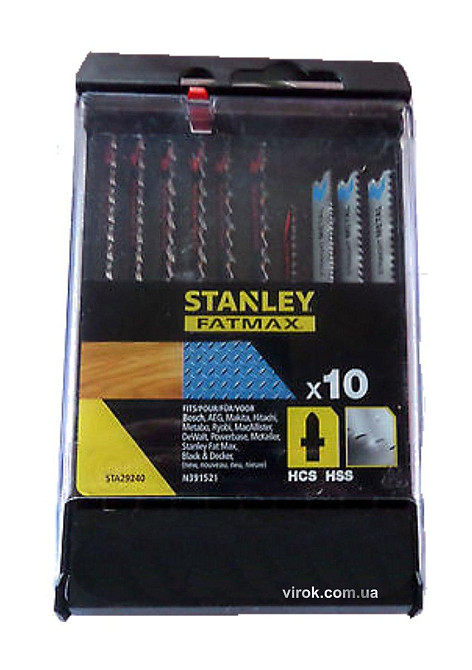 Набор полотен для электролобзика STANLEY 10 шт Одесса - изображение 1