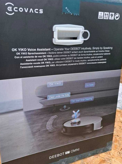 Ecovacs Deebot X1 Omni Ozmo миючий робот пилосос зі станцією самоочистки Харків - фото 1