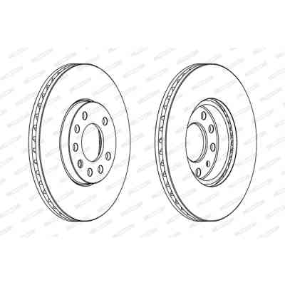 Тормозной диск FERODO DDF810 Винница
