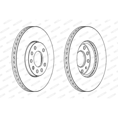 Тормозной диск FERODO DDF810 Винница - изображение 1