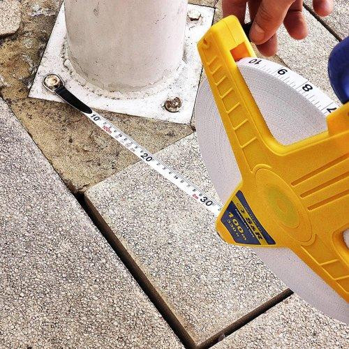 Рулетка S&R FIBERGLASS TAPE 100 м x 13 мм Одеса - фото 5