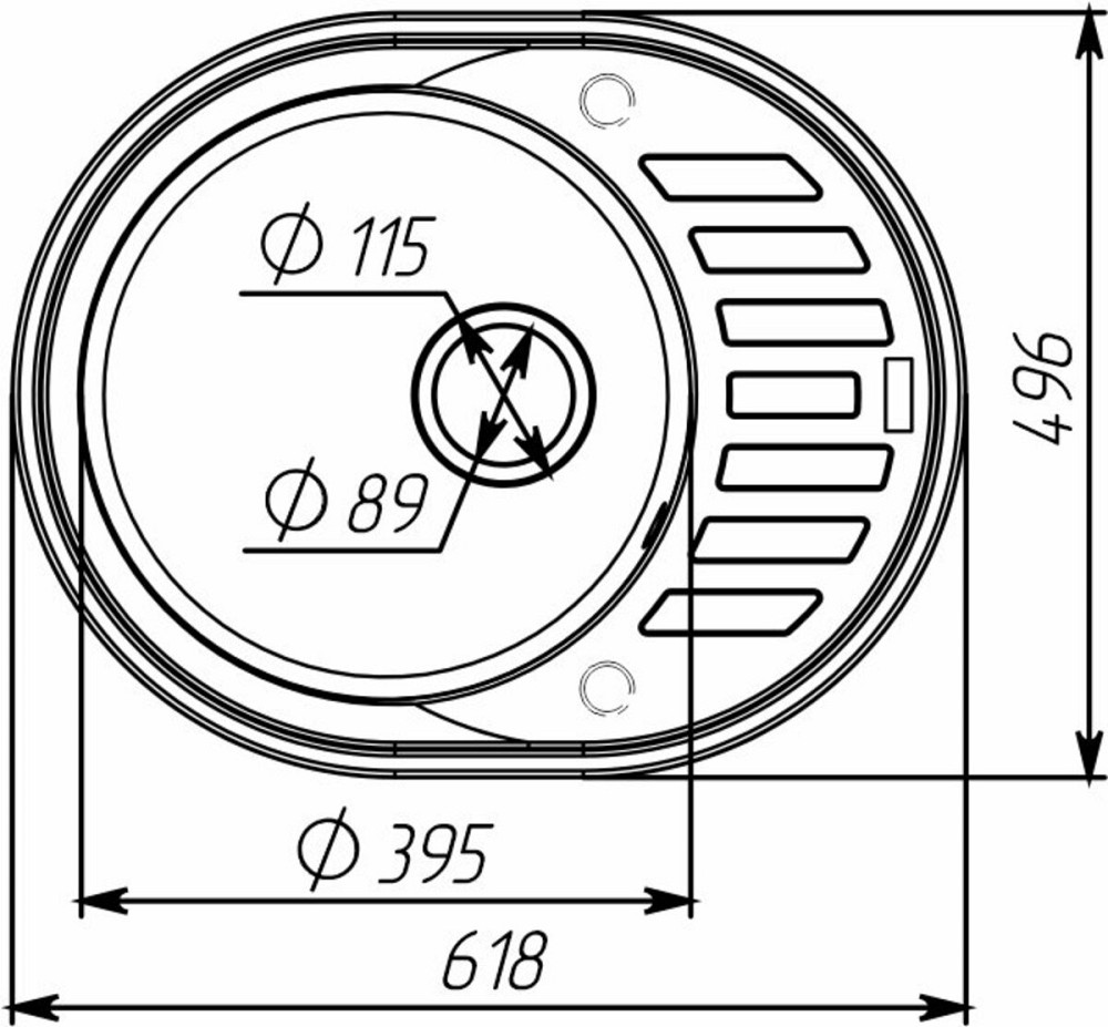 Гранітна мийка для кухні VALESO SOUL 6250 матова Графіт Коломыя - изображение 6