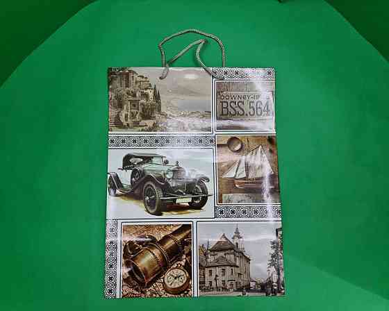 Подарунковий паперовий пакет Гігант (широке дно)о 30/40/17 (артGSD-08) (12 шт) Харків