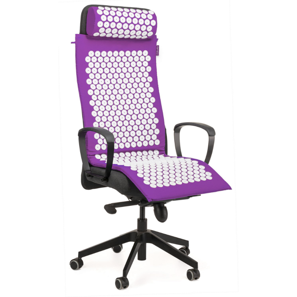 Килимок акупунктурний з валиком Gymtek фіолетовий Київ - фото 7