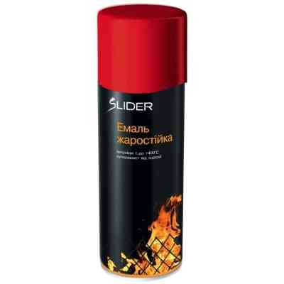 Аерозольна фарба для автомобіля SLIDER жаростійка червона в аер. упаковці 400мл (000021010) Вінниця