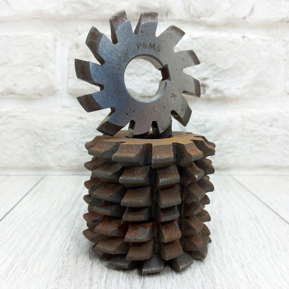 Фрези дискові зуборізні модульні М 2.75 Р6М5 (комплект 8 штук) Харків - фото 1