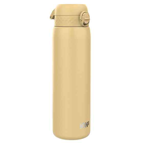 Пляшка для води металева ION8 1200 мл. Stainless Steel, Desert Кам'янське
