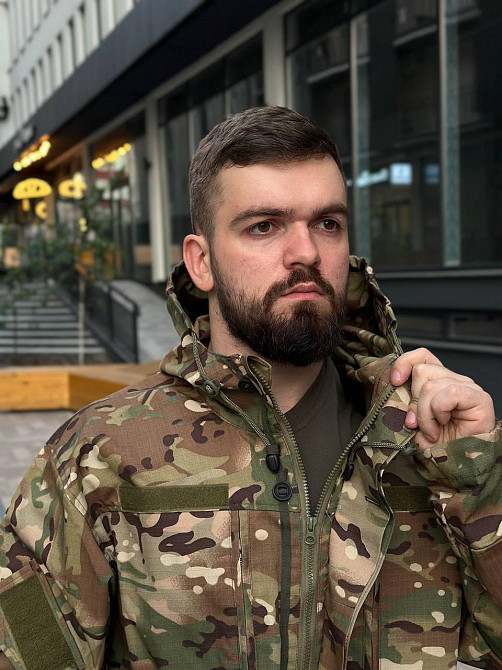 Чоловічий літній армійський костюм Гірка мультикам вітрозахисний костюм ріп стоп Львів - фото 7