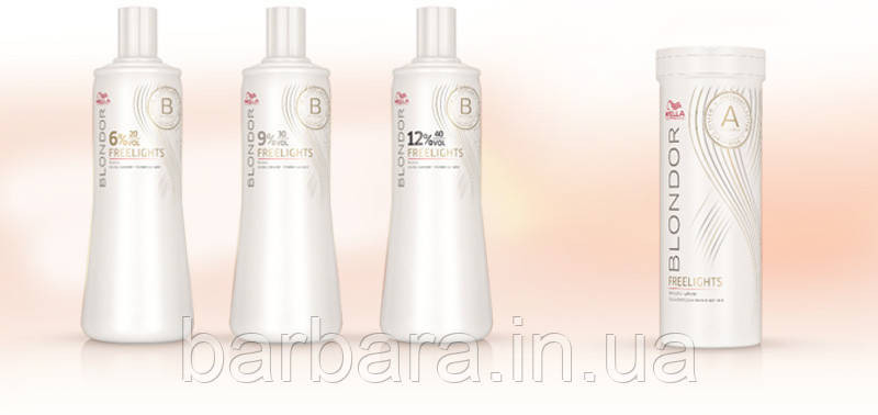 Набір Wella Вlondor Freelights 400 г (без використання фольги) + Окислювач на вибір) Київ - фото 4