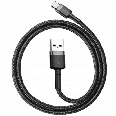 Дата кабель USB 3.1 AM to Type-C 0.5m 3A grey-black Baseus (CATKLF-AG1) Винница - изображение 1