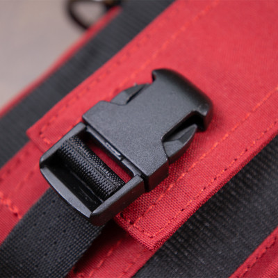 Сумка Vintage На пояс нейлон Червона (20647) Вінниця - фото 4