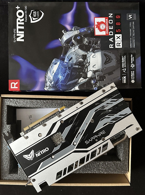 Видеокарта: Sapphire Nitro Plus RX580 4Gb.не Майниговая ! Киев - изображение 1