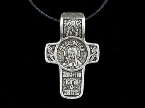 Натільний хрестик іменний Вероніка Київ - фото 1