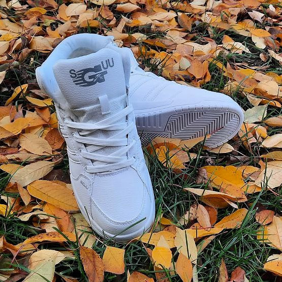 Зимові чоловічі високі Кросівки з Мехом Білі Зима Хух (розміри: 41,43,44,45,46) Дніпро - фото 7