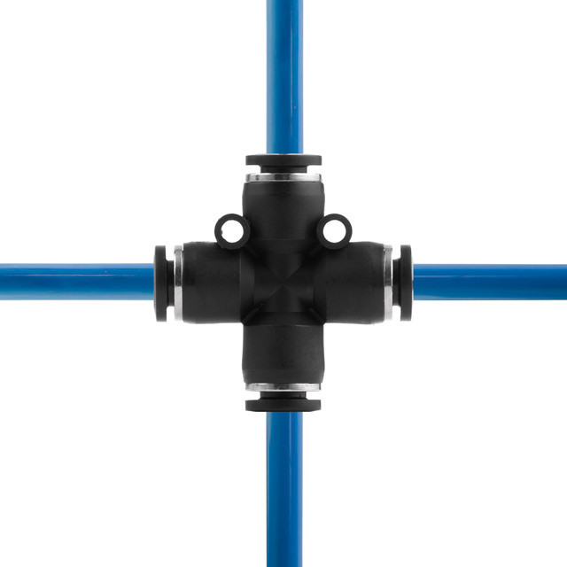 З'єднання цангове Х-образне для поліуретанових та ін. шлангів 6 мм INTERTOOL PT-2366 Київ - фото 4