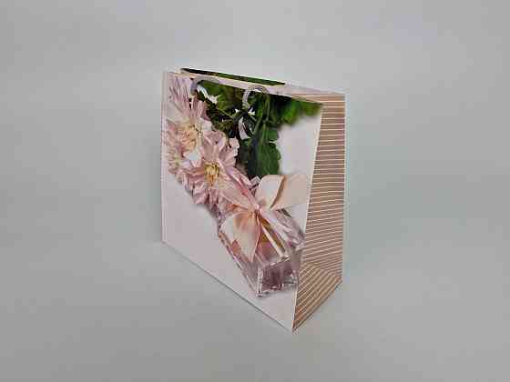 Пакет бумажный подарочный квадратный 23*24*10(артKV-204) (12 шт) Харьков