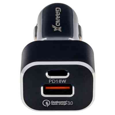Зарядний пристрій Grand-X CH-29 PD 3.0, Quick Charge QС3.0, 1 TypeC, 1 USB (CH-29) Вінниця