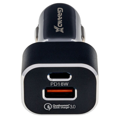 Зарядний пристрій Grand-X CH-29 PD 3.0, Quick Charge QС3.0, 1 TypeC, 1 USB (CH-29) Вінниця - фото 3