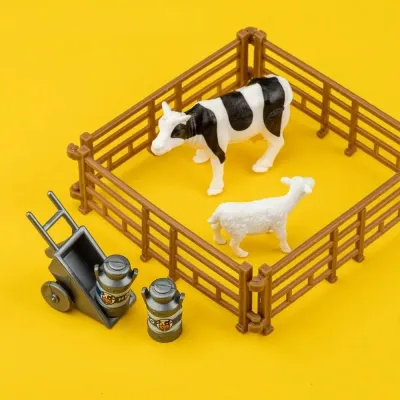 Игровой набор Otamanko Веселый хутор (комбайн с прицепом, лошади, коровы и овца) (8828) Винница - изображение 7