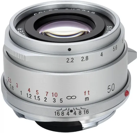 Объектив Voigtlander Color Skopar 50mm f/2,2 do Leica M Srebrny Киев