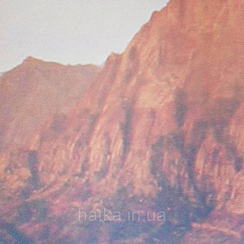 Шпалери вінілові на флізелін Marburg Dune 32548 панно мурал гори гірський ландшафт коричневий цегляний Київ - фото 2