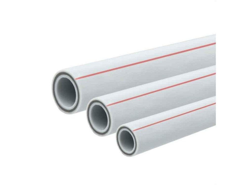 Труба d=63мм 4м PPR Fiber Glass 10,5 мм, PN25, RPFG63 ТМ RAFTEC Киев - изображение 1