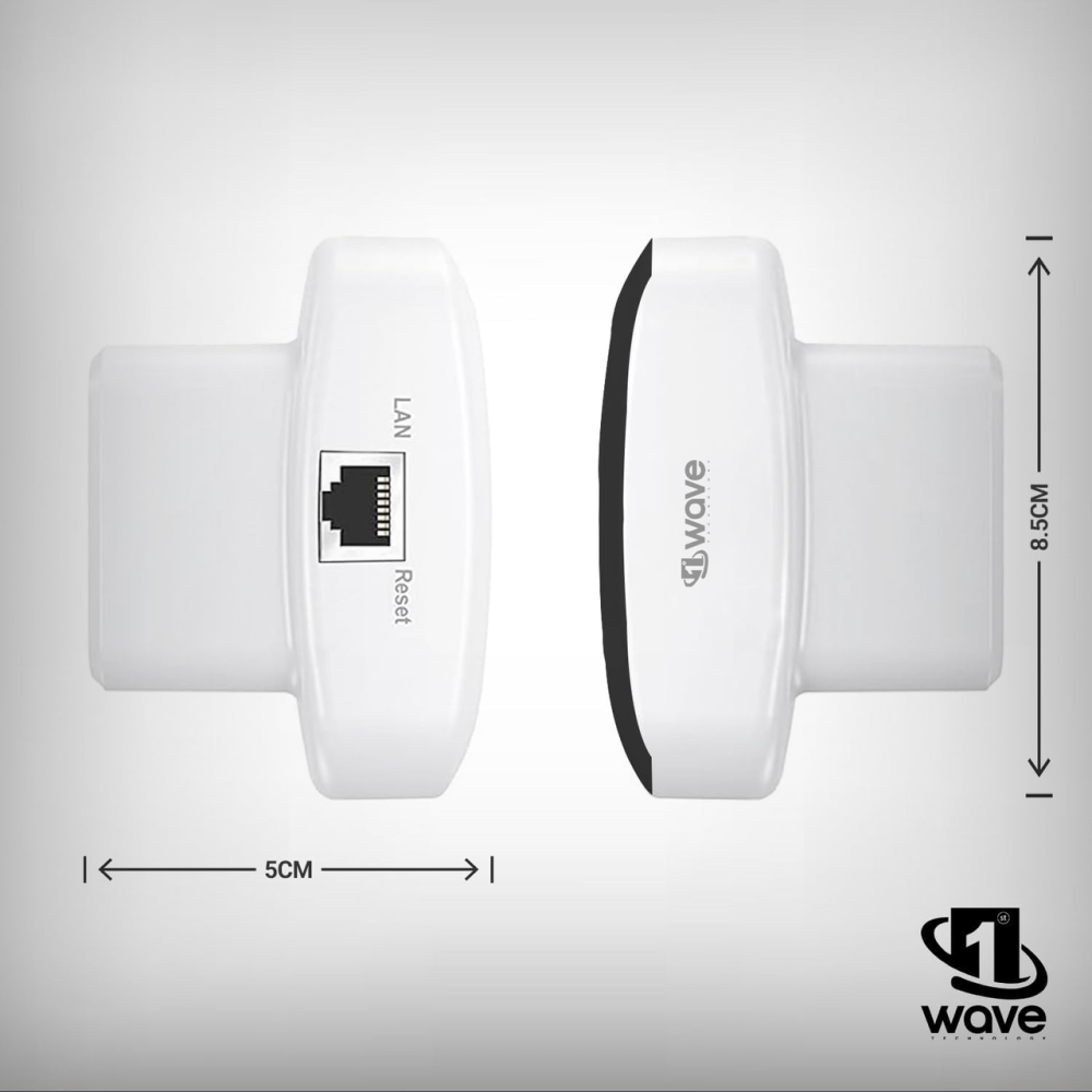 Wi-Fi репитер First Wave 300 Мбит/с, усилитель сигнала 2,4 ГГц, 802.11b/g/n, WPA2, RJ-45, английская вилка Киев - изображение 3