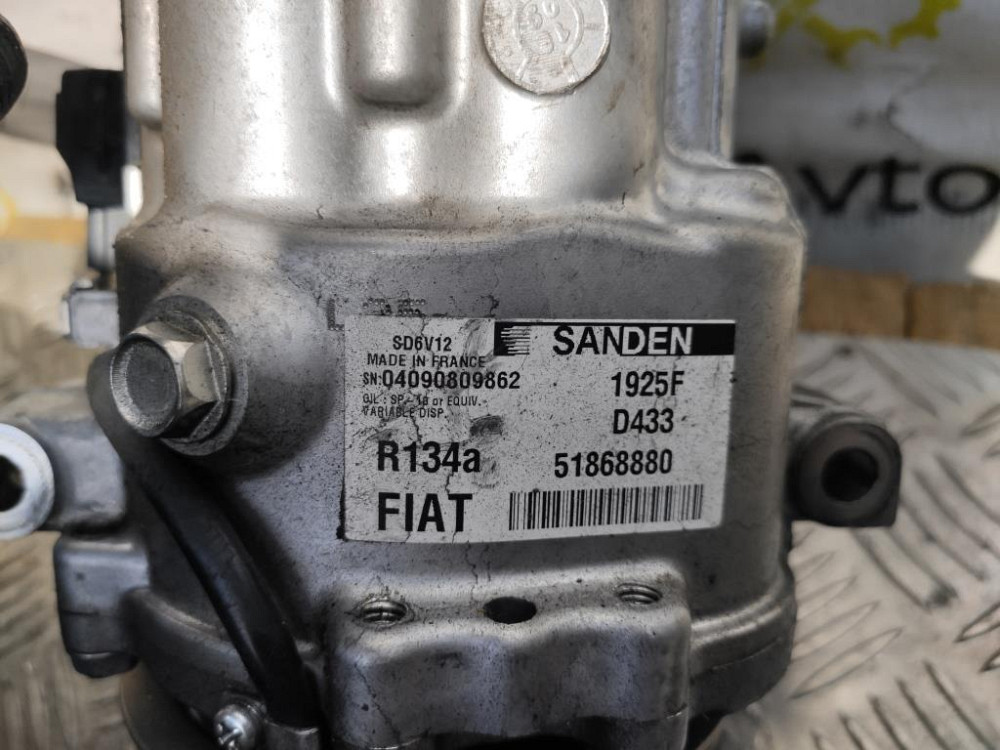 Компресор кондиціонера Fiat Doblo 1.6 Mjtd 2010-2021 (51868880) Ковель - фото 1