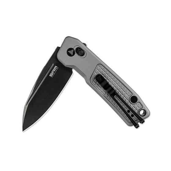 Ніж складаний кишеньковий SRM Scout 7229-AK (6.9 см) 14C28N / алюміній сірий Київ