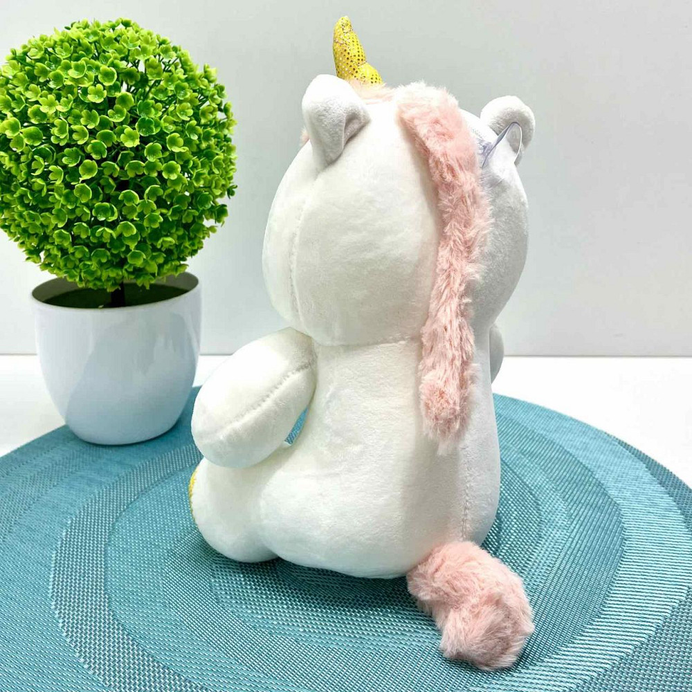 Рюкзак з м'якою іграшкою Єдиноріг 1 відділення 20см Рожевий (FG24032735B) Чернігів - фото 8