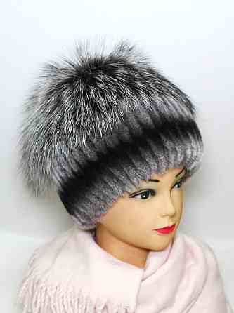 Шапка хутряна жіноча едельвейс Інесса Шиншиловий Харків