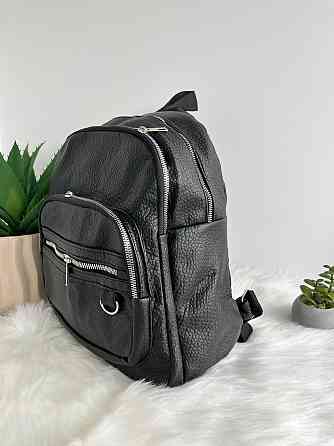 Рюкзак городской молодежный женский черный Киев