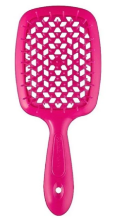 Щетка для волос неоново-розовая SMALL SUPER BRUSH Janeke Киев