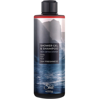 Гель для душу Shik Men Detox System Shower Gel &amp; Shampoo 400 г (4823107607141) Вінниця - фото 1