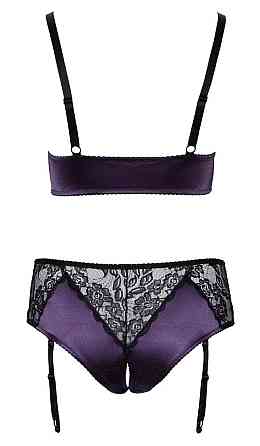 Еротичний комплект BH Set purple/black XL Sex Aura Київ
