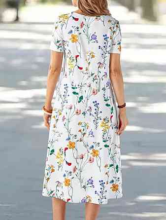 Женское платье летнее с цветочным принтом 2XL разноцветный Киев