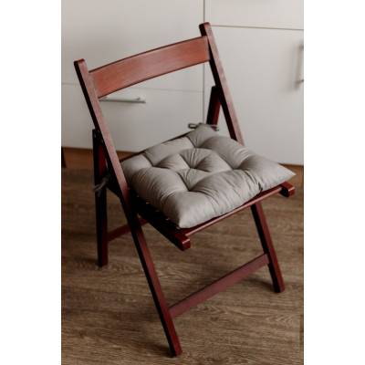 Подушка на стул Прованс Фибра серая 40х40 см (4823093447004) Винница - изображение 2