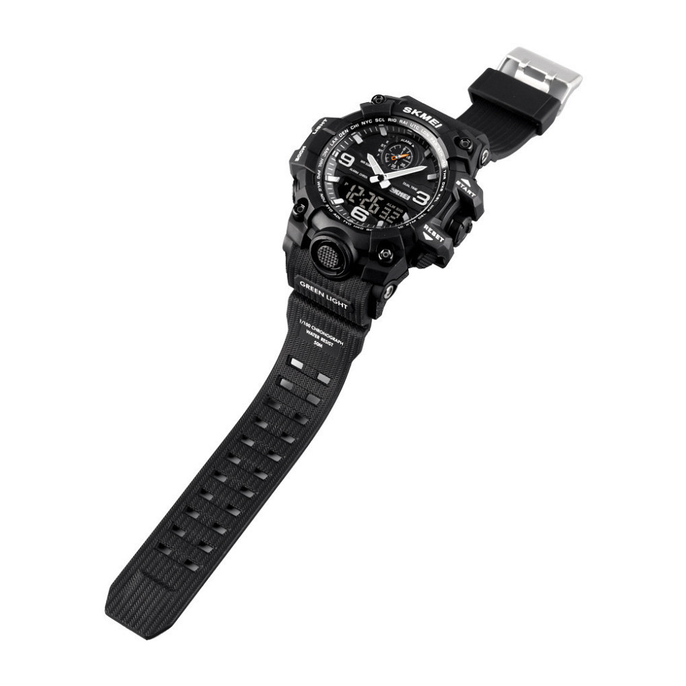 Чоловічий наручний годинник Skmei 1586 Чорний Вінниця - фото 2